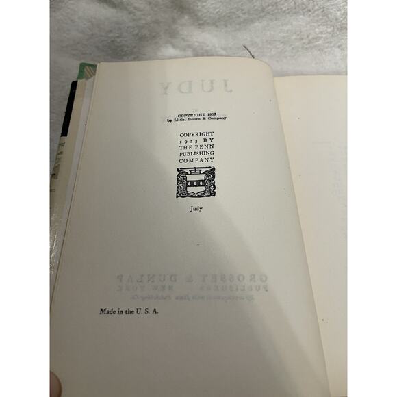 Judy by Temple Bailey - 1923 HCDJ - Picture 7 of 9